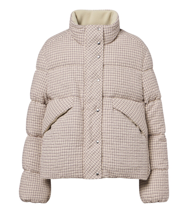 Photo: Moncler Cloante checked down jacket
