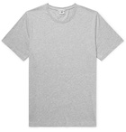 NN07 - Mélange Pima Cotton-Jersey T-Shirt - Gray