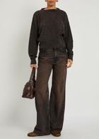 Haikure Korea Straight-leg Jeans Brown