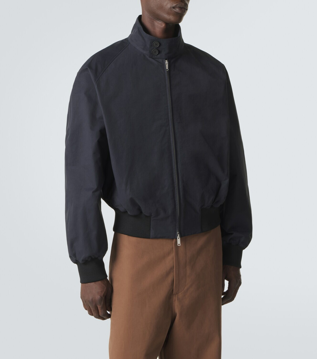 STUDIO NICHOLSON Bomber Jacket サイズ0 Studio Nicholson Over cotton-blend bomber jacket Studio Nicholson