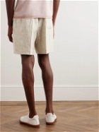 Kingsman - Straight-Leg Linen Drawstring Shorts - Neutrals