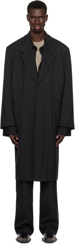 Photo: Entire Studios Black Single Breasted Coat