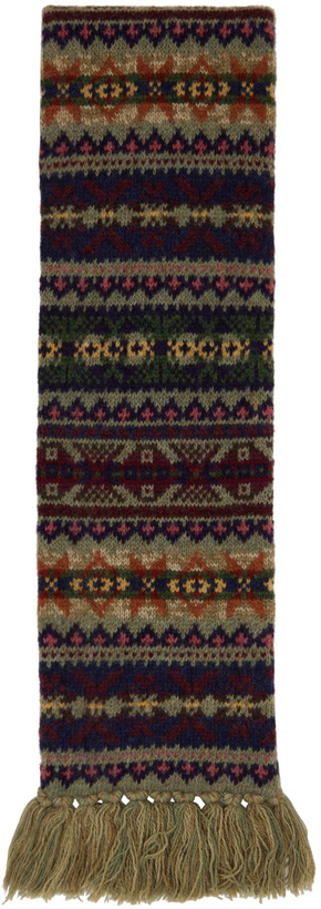 Photo: RRL Multi Fair-Isle Scarf