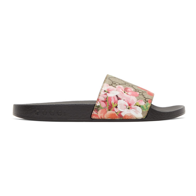 Gucci Multicolor GG Blooms Supreme Pursuit Slides Gucci display picture 1