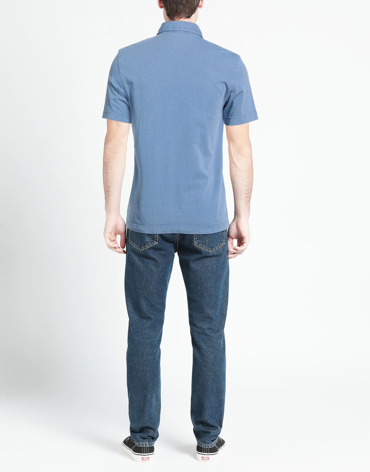 Drumohr Mens Polo shirt Pastel in Blue