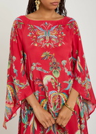 Etro Printed Chiffon Maxi Cover-up Dress Multicoloured