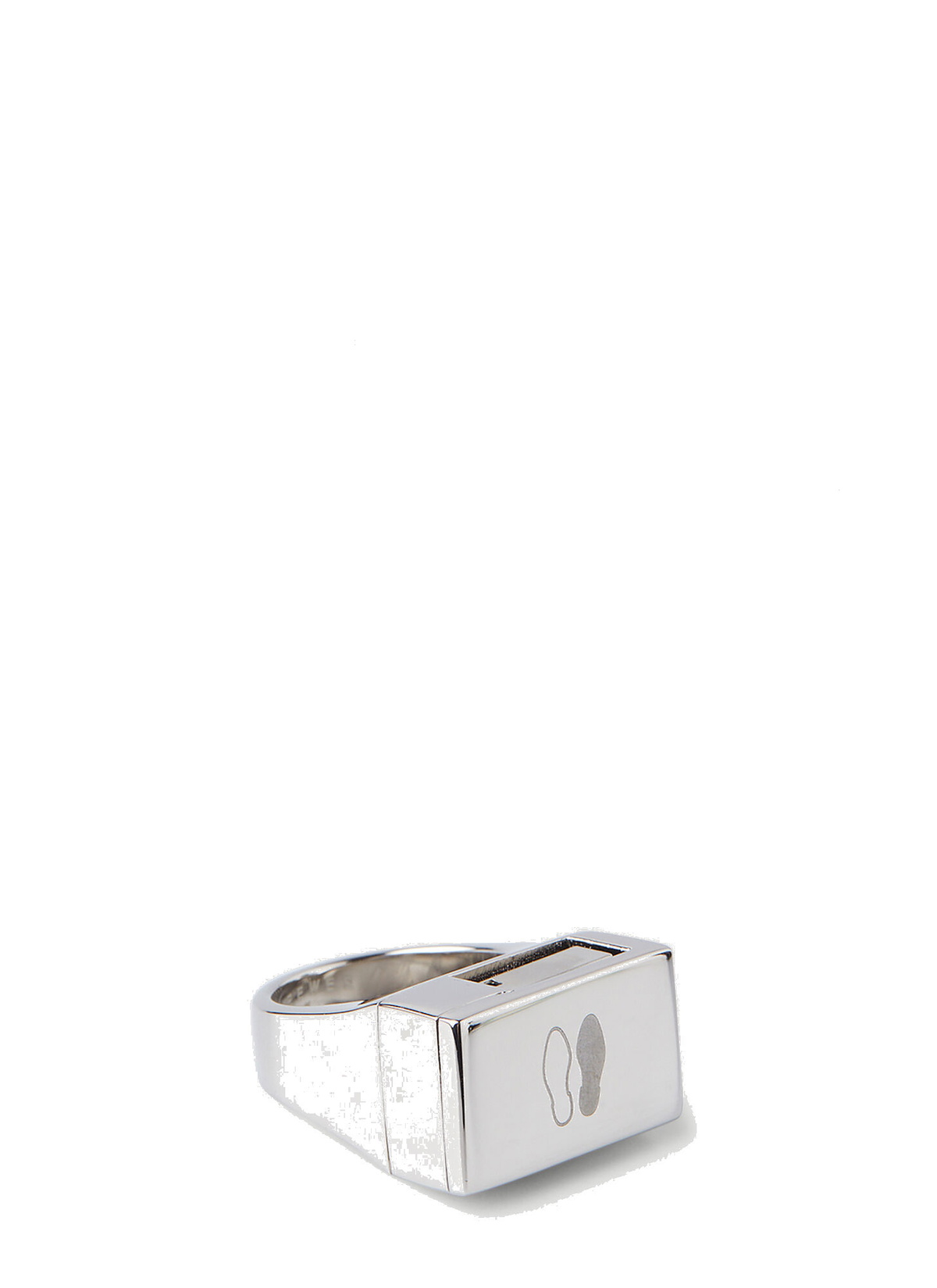 x Deewee USB Signet Ring in Silver D'heygere