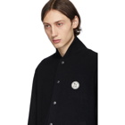 Nudie Jeans Black Bengan Fleece Bomber Jacket