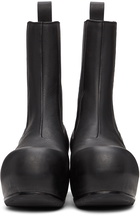 Rick Owens Black Beatle Field Boots