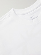 NIKE - Printed Cotton-Jersey T-Shirt - White