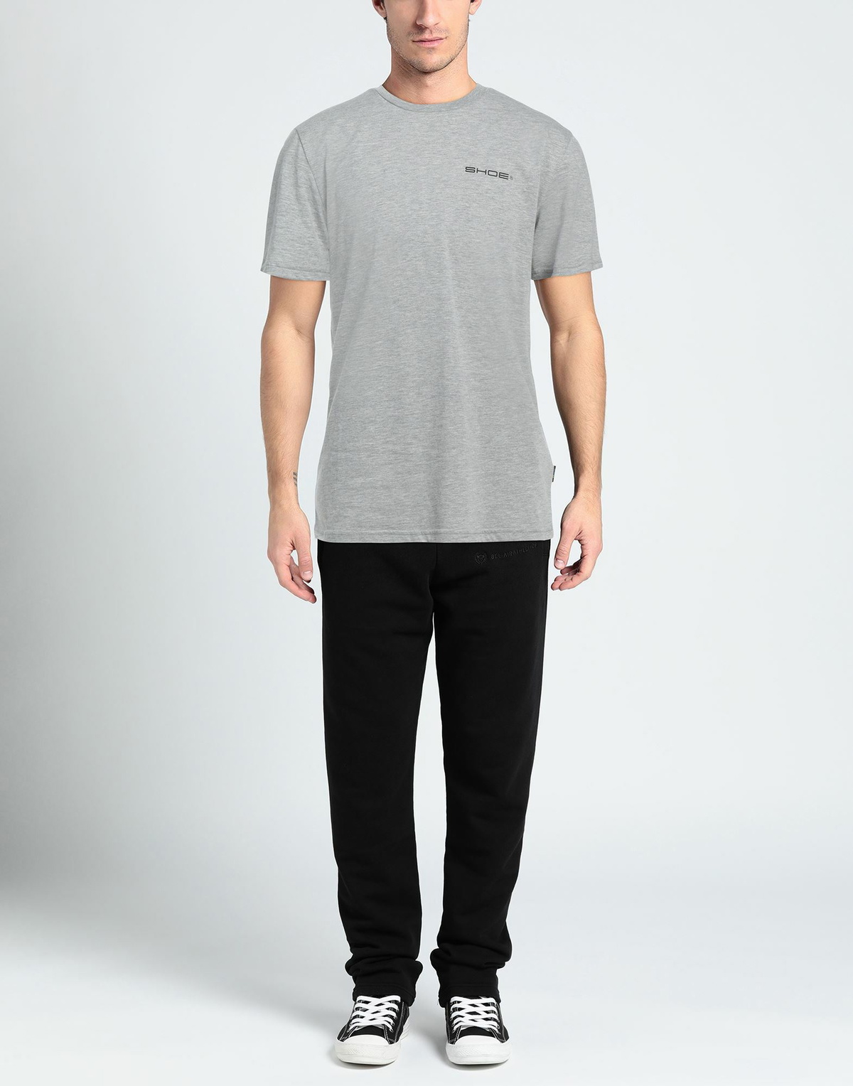 Shoe Mens T-shirt in Grey