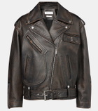 McQueen Leather biker jacket