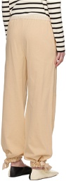 Jil Sander Yellow Belted Trousers