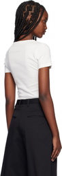 Matteau White Short Sleeve Baby T-shirt