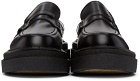 Sacai Black George Cox Edition Leather Loafers