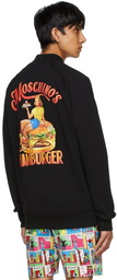 Moschino Black Organic Cotton Sweatshirt