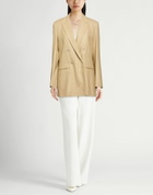 Agnona Womens Blazer in Beige
