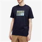 Norse Projects Men's Johannes Canal Print T-Shirt in Dark Navy