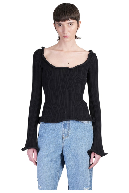 Photo: Séfr Giselle Topwear In Black Viscose