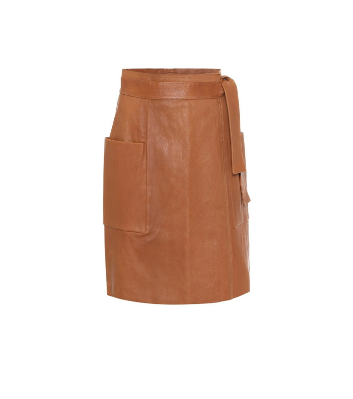 Photo: Stouls April leather wrap skirt