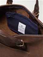 Bleu de Chauffe - Waxed-Leather Weekend Bag