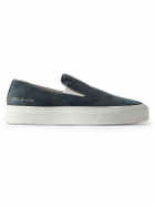 Common Projects - Suede Slip-On Sneakers - Blue