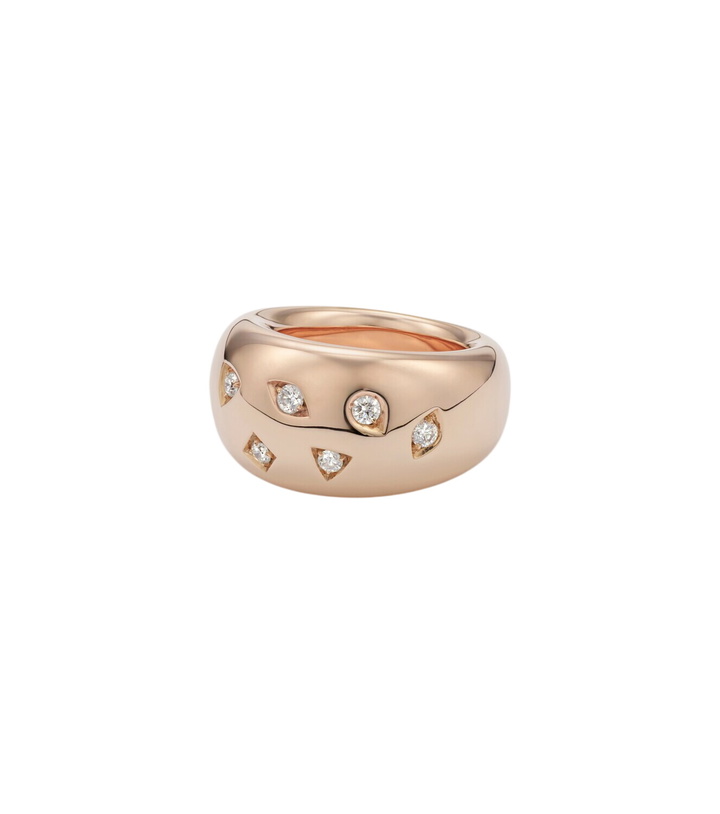 Photo: Pomellato Iconica 18kt rose gold ring with diamonds
