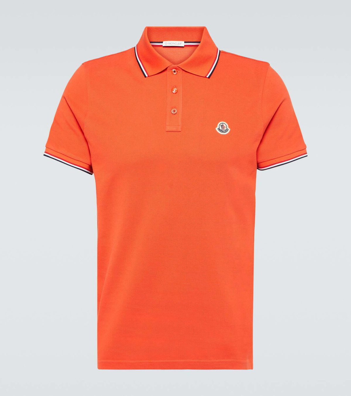 Moncler Cotton piqué polo shirt