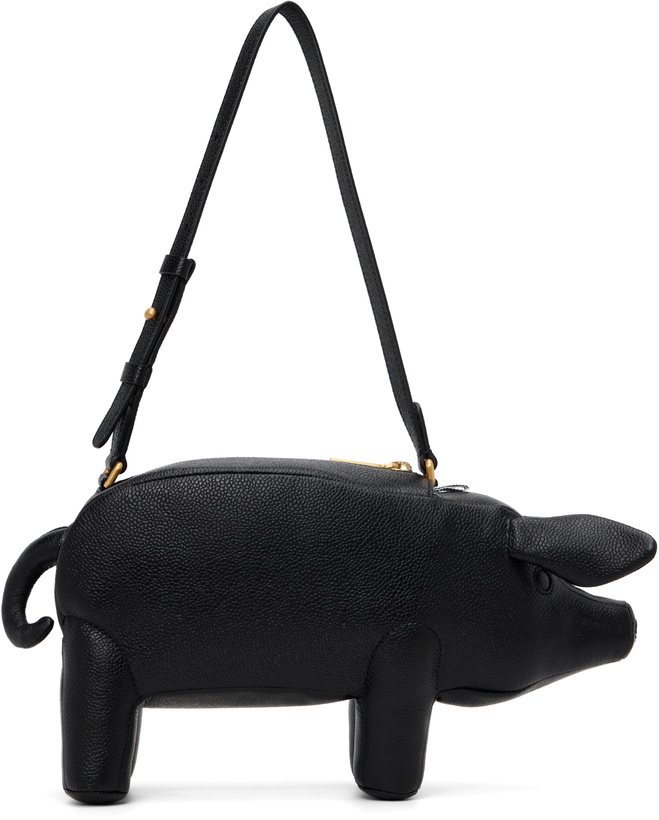 Photo: Thom Browne Black Pig Baguette Bag