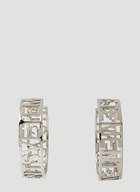 VETEMENTS Logo Hoop Earrings