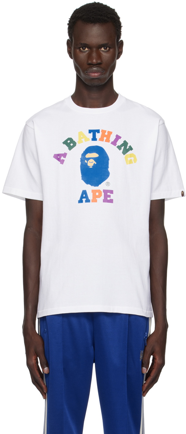 NEW【A BATHING APE】COLORS COLLEGE TEE Tシャツ A BATHING APE® Colors College Tee | Bape official website