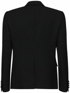 SAINT LAURENT - Wool Gabardine Tuxedo Jacket