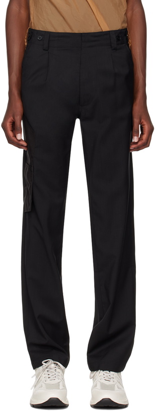 Photo: Olly Shinder Black & Tan Knife Pocket Cargo Pants
