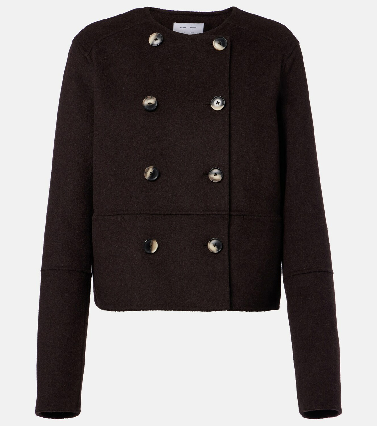 Proenza Schouler Courtney double-breasted wool-blend jacket