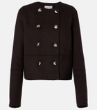 Proenza Schouler Courtney double-breasted wool-blend jacket