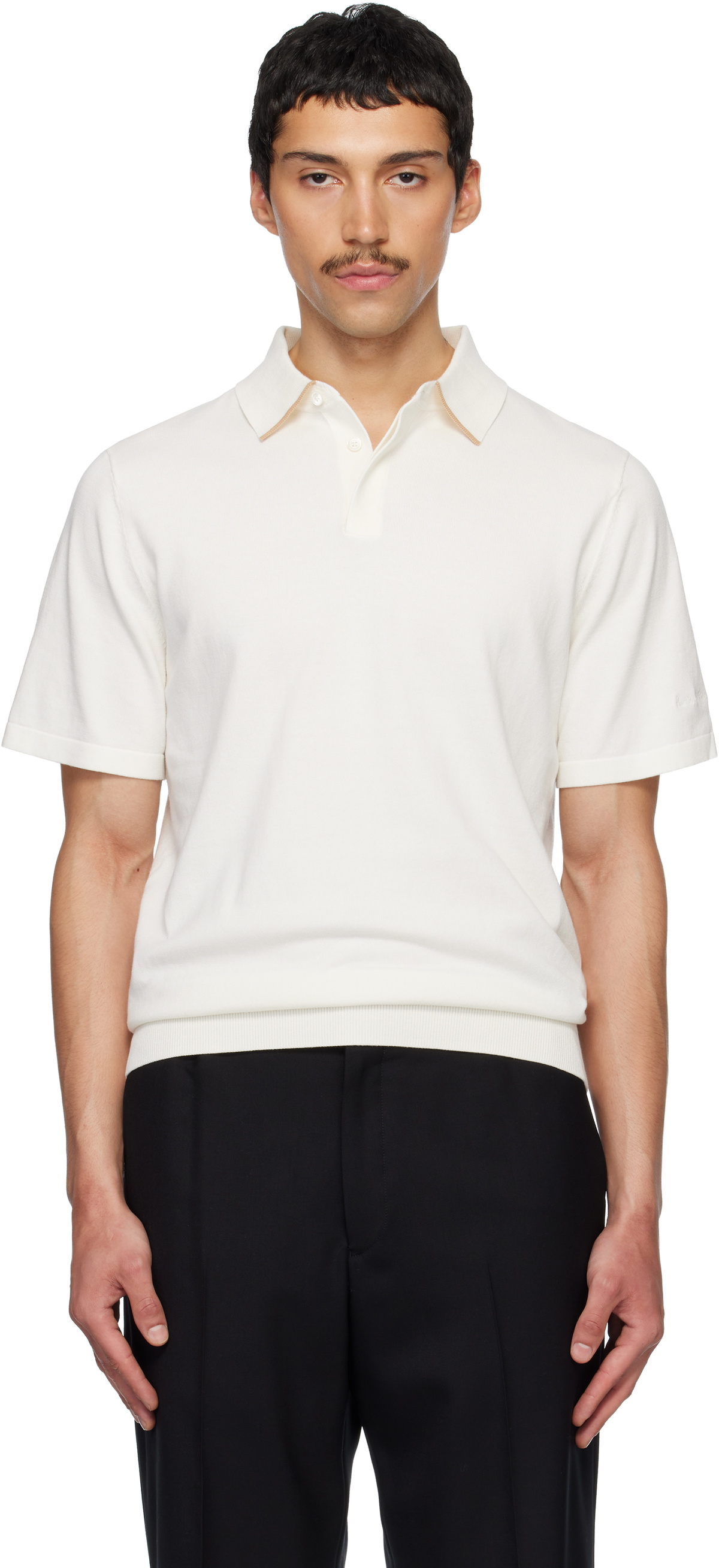 Paul Smith Off-White Short Sleeve Polo