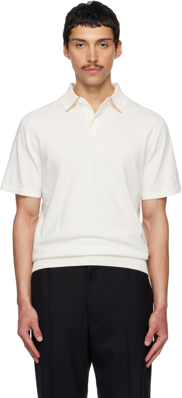 Photo: Paul Smith Off-White Short Sleeve Polo
