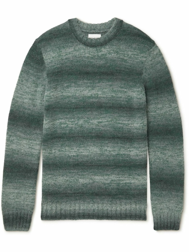Photo: Norse Projects - Sigfred Space-Dyed Cotton-Blend Sweater - Green