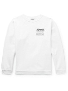 Pasadena Leisure Club - Sports Exports Printed Cotton-Jersey Sweatshirt - White
