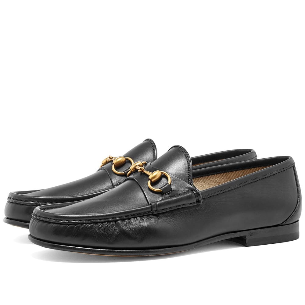 Gucci Roos Suede Loafers in Blue for Men