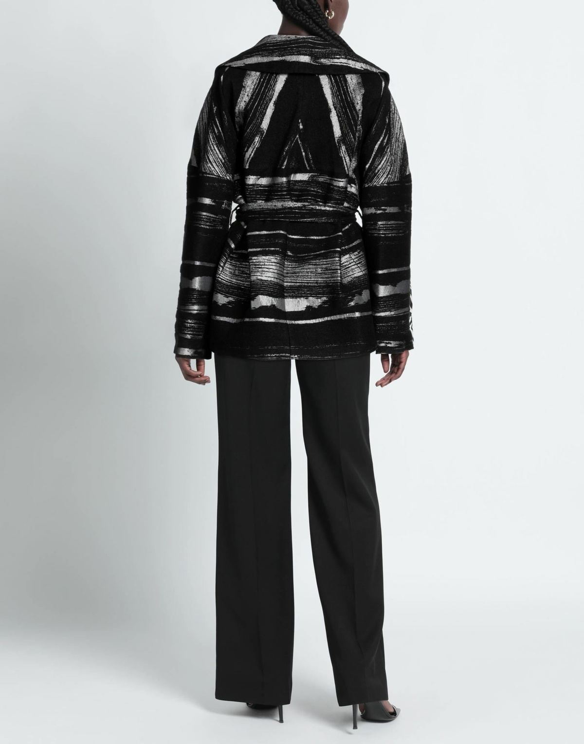 Alberta Ferretti Womens Coat in Black