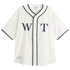WTAPS Men's League Short Sleeve Shirt in White