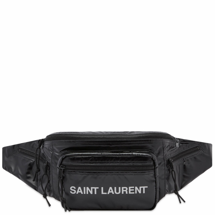 Photo: Saint Laurent Men's Ripstop Waist Bag in Black/White