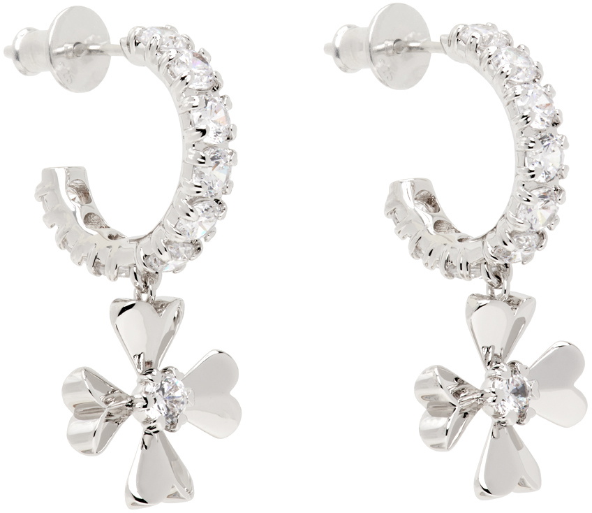 SHUSHU/TONG Silver YVMIN Edition C-Shape Cruciate Flower