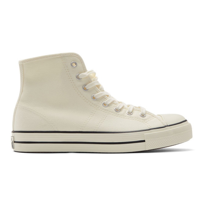 Photo: Converse Off-White Lucky Star High-Top Sneakers