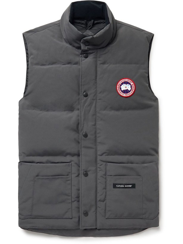 Photo: Canada Goose - Slim-Fit Freestyle Crew Quilted Arctic Tech Down Gilet - Gray