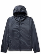 Aspesi - Slim-Fit Nylon Hooded Jacket - Blue