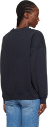 ANINE BING Black Miles Tiger Sweatshirt