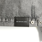 MKI Men's Denim Trucker Jacket in Washed Black