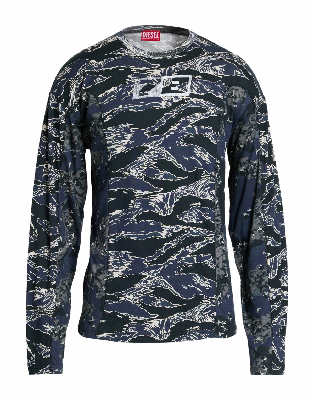 Diesel Mens T-shirt in Navy